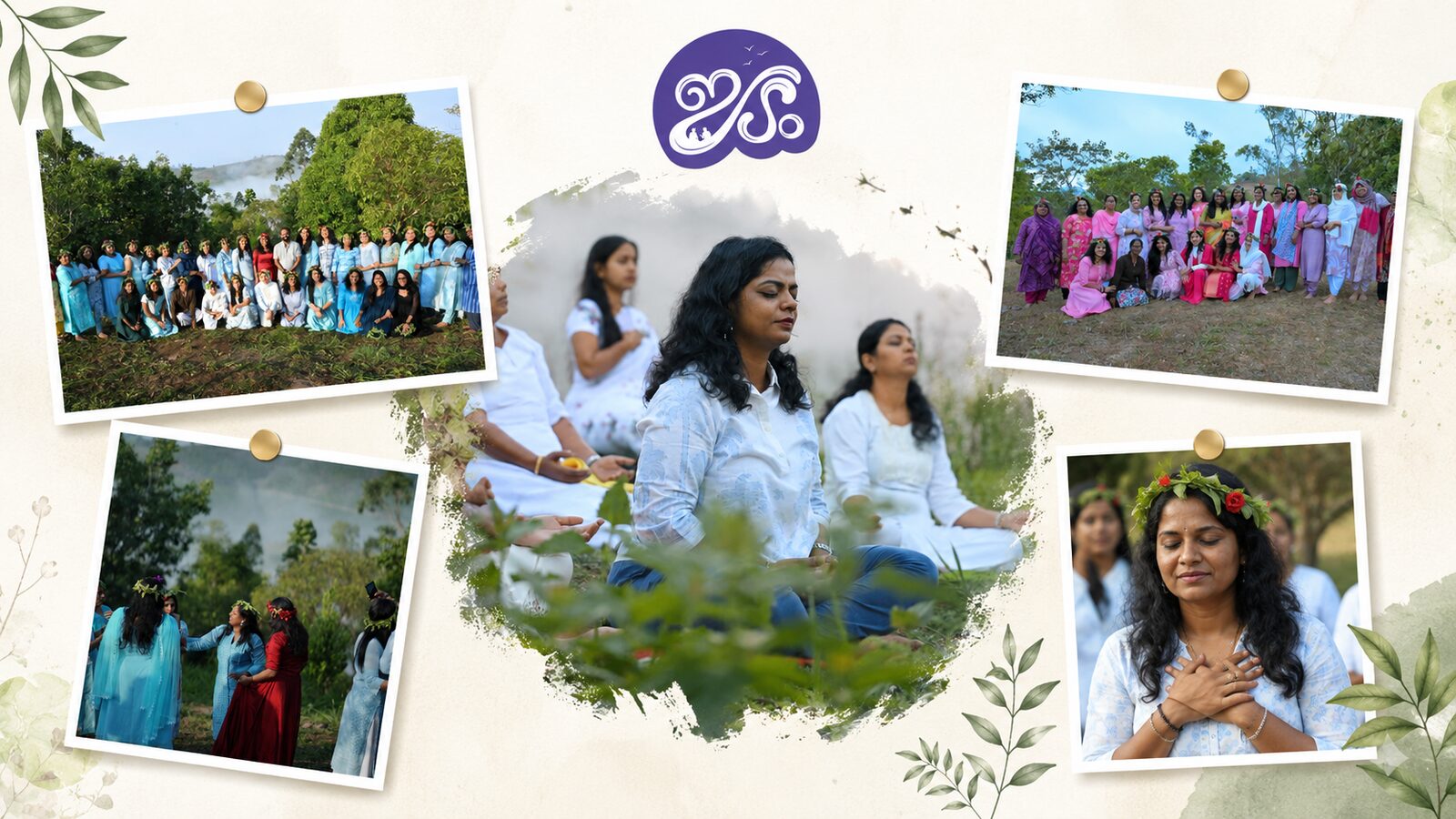Women participating in a Swasti healing workshop